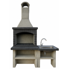 2*80 Davlumbazlı Grey1 Barbekü Modeli